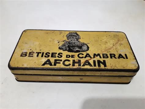 Ancienne Bo Te En T Le B Tises De Cambrai Afchain Eur Picclick Fr