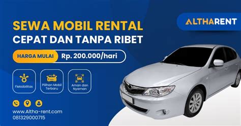 Sewa Mobil Semarang Murah Lepas Kunci Dengan Sopir K