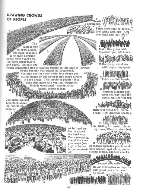 talesfromweirdland: “‪How to draw crowds of people: from Jack Hamm’s ...