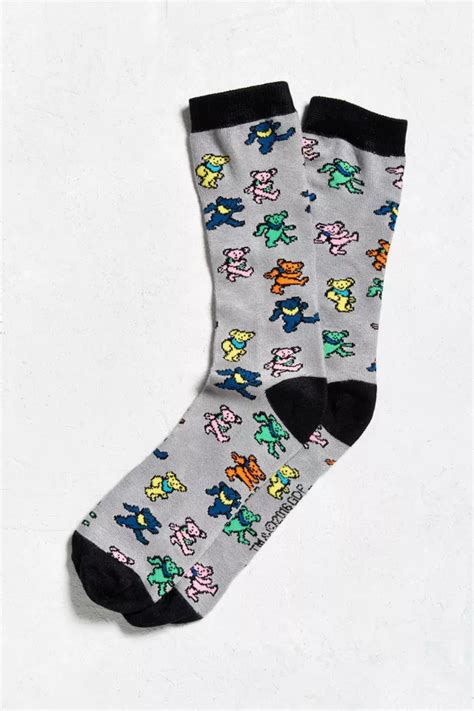 Grateful Dead Dancing Bears Sock Urban Outfitters