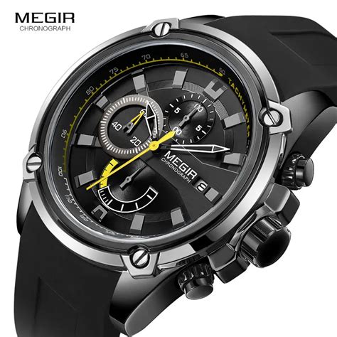 Megir Montres Quartz De Sport De L Arm E Pour Hommes Montre Bracelet