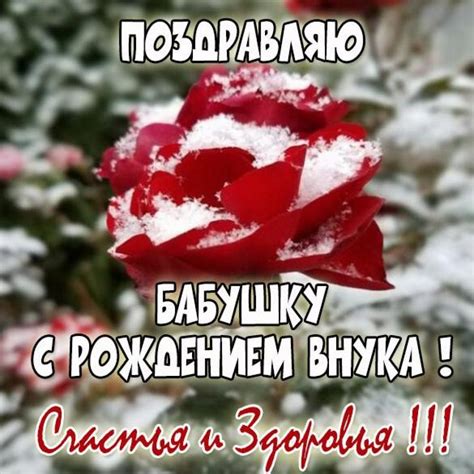 Картинка с поздравлением бабушке с рождением внука - поздравляйте ...