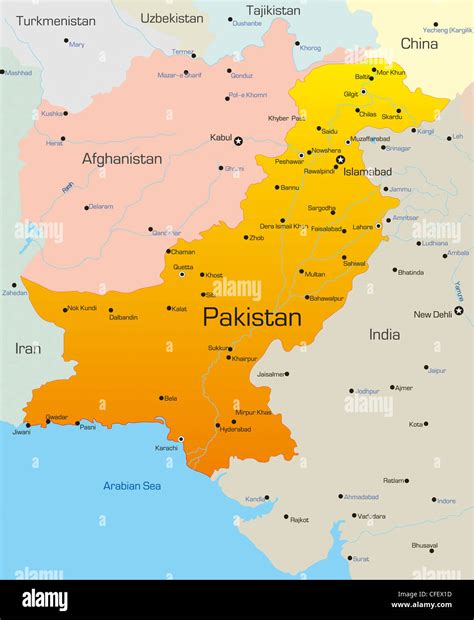 India And Pakistan Map