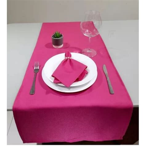 Trilho Caminho De Mesa Tecido Oxford M X Diversas Cores