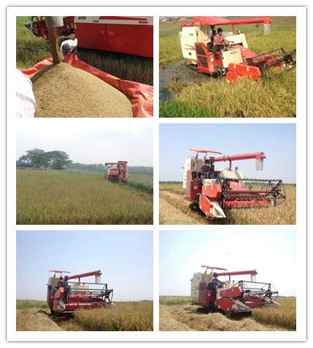 China Lovol Crawler Rice Kombiniert Harvester High Entladung Kaufen