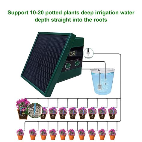 Homerr Flower Waterer Drip Irrigation System Flower Waterer Solar Drip