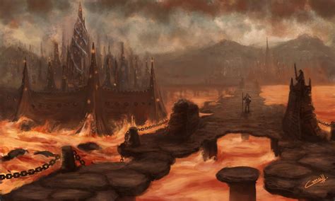 Fire castle by StanislavStoyanov on DeviantArt