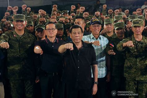 President Rodrigo Roa Duterte Leads The Ceremonial Turnover Of Firearms