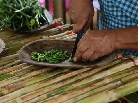 Sicultura · Gastronomía De La Comarca Naso Tjërdi Ensalada De Rabo De Mono