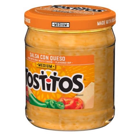 Tostitos Medium Salsa Con Queso Dip Oz Ralphs