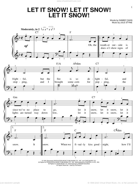 Joe Nichols Let It Snow Let It Snow Let It Snow Sheet Music For