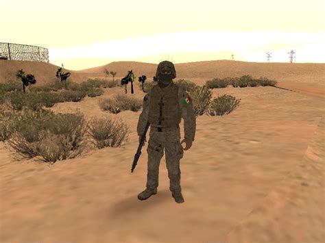 Gta Mods Mexicanos Soldado Razo Version Desierto