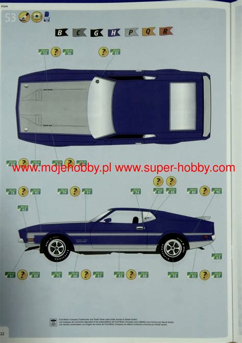 71 Mustang Boss 351 Model Set Revell 67699