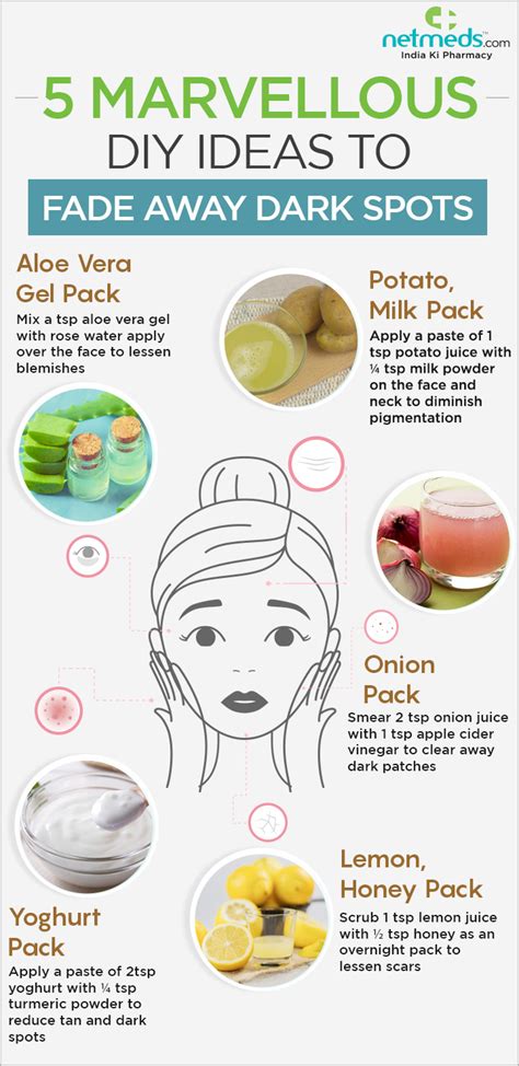 Hyperpigmentation 5 Superb Diy Recipes To Diminish Dark Spots Infographic