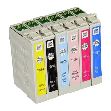 All Black Dye Ink Cartridges Epson 14001430 Set 6