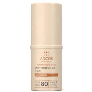 Adcos Protetor Solar Tonalizante Stick FPS80 Nude 17g Protetor Solar Magazine Luiza