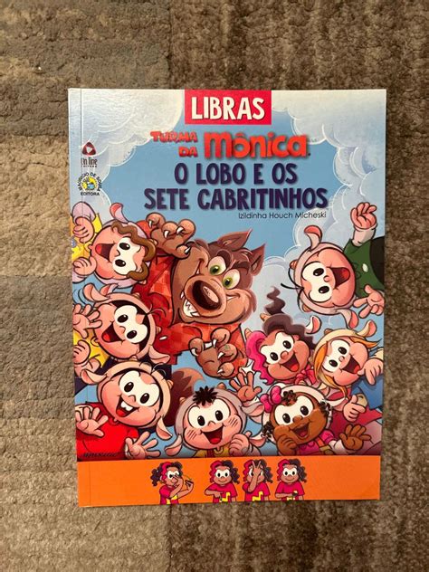 Turma da Mônica Contos Clássicos em Libras O Lobo e Os Sete