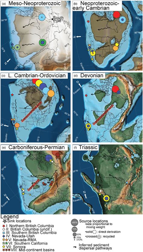 Paleogeographic Maps Of Laurentia From Neoproterozoic Through Triassic