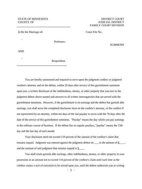 Garnishee Statement Fill Out Sign Online DocHub