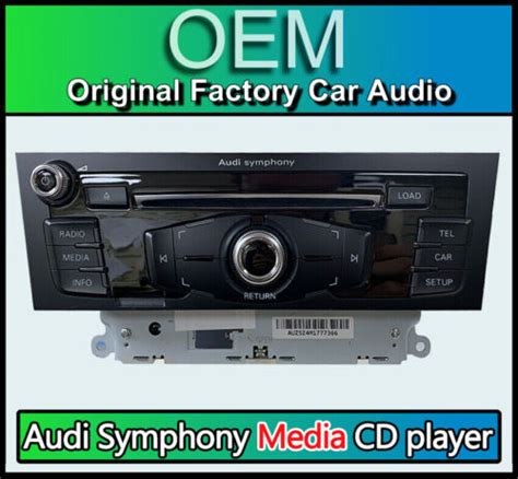 Audi Q5 Cd Player Radio Stereo Symphony 6 Disc Cd Changer 8r2035195f Cq