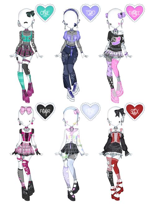 Outfit Adopts Set Price All Closed Ty By Pecheamere On Deviantart