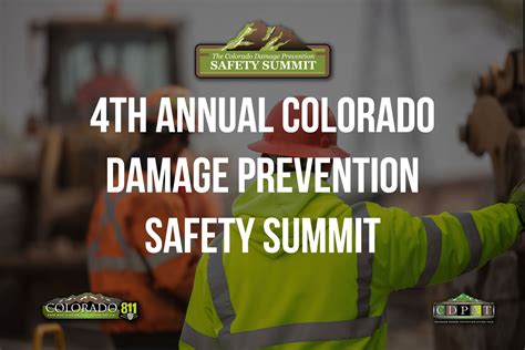 4th Annual Colorado Damage Prevention Safety Summit 2018 Co811