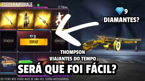 THOMPSON VIAJANTES NO TEMPO NOVO ESCOLHA ROYALE SERÁ QUE TÁ FÁCIL