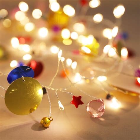 Plug In Colourful Charm Wire String Lights Lisa Angel