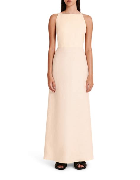 Nude Lucy Ziba Linen Maxi Dress David Jones