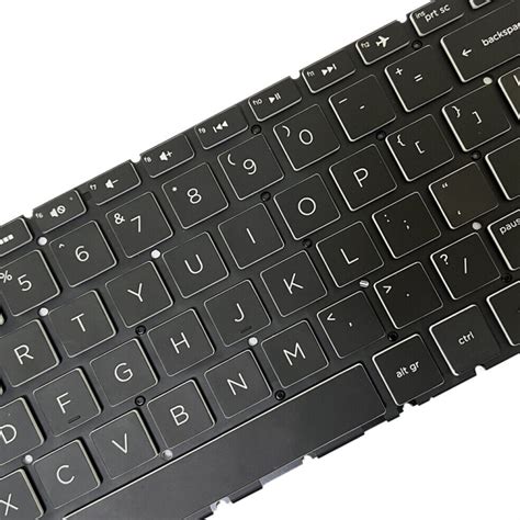 Para HP Pavilion Gaming 15 DK Crystal Cap US Version Teclado Retroilu