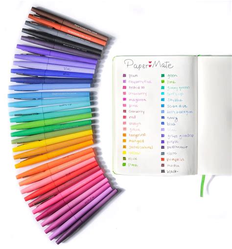 Paper Mate Flair Pens Jenny S Crayon Collection Color Wheel Lesson