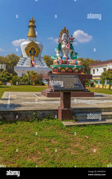 Stupa, Buddha Temple, Dehradun, Uttarakhand, India Stock Photo - Alamy