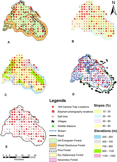 Population And Distribution Of Wild Asian Elephants Elephas Maximus In Phu Khieo Wildlife