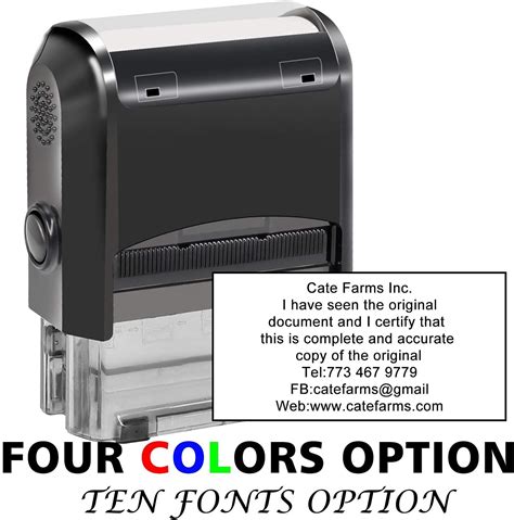 Amazon Personalized Custom Return Address Stamp Self Inking