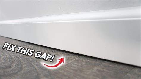 How To Fix Gaps Between Baseboard And Floor For Perfect Fit DIY Step