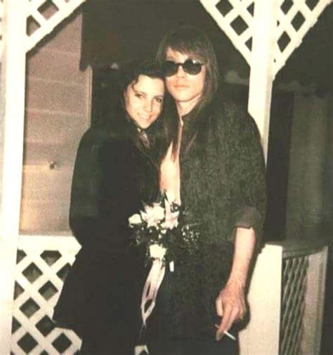 April 28, 1990. Axl Rose and Erin Everly get married. : r/GunsNRoses