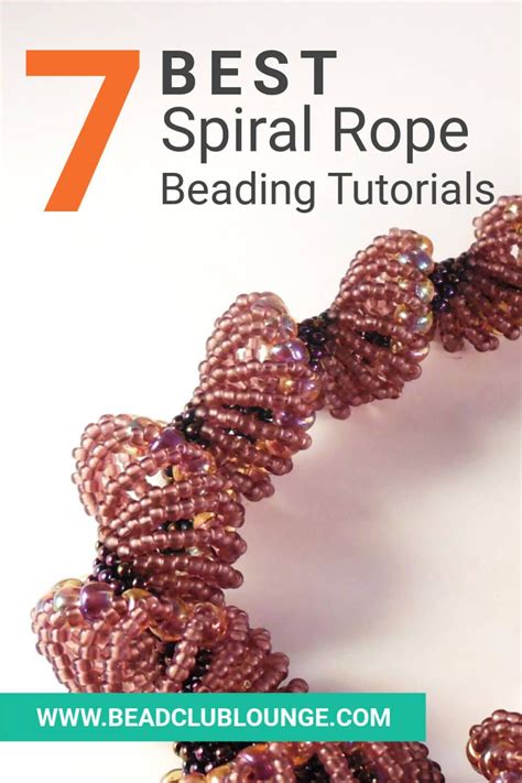 7 Best Spiral Rope Beading Tutorials Bead Weaving Tutorials Beading