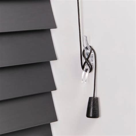 Swish 50mm Black Hardwood Venetian Blind | Dunelm