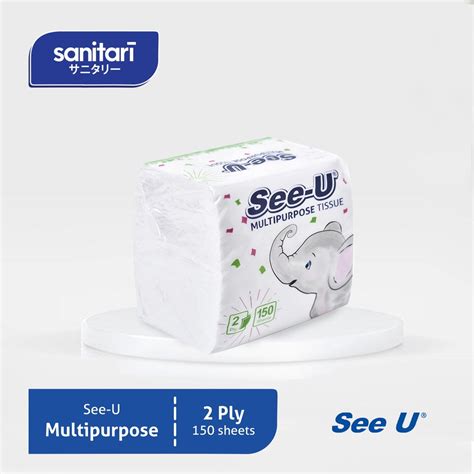 Jual Tissue See U Pop Up Gajah S Tissu See U Multipurpose Tisu Pop