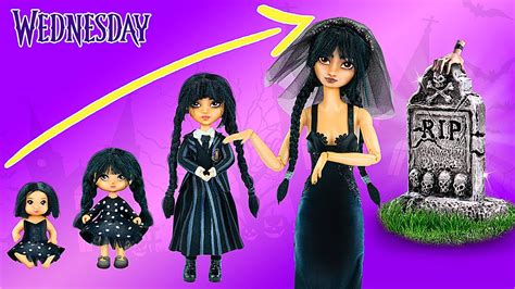 Wednesday Addams Tumbuh Dewasa 30 Tips Kreasi Untuk Boneka YouTube