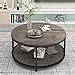 Nsdirect Ns Round Coffee Table In X In X In Light Walnut