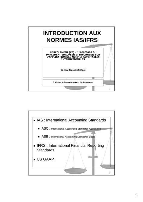 IAS IFRS Par ULB Fichier PDF