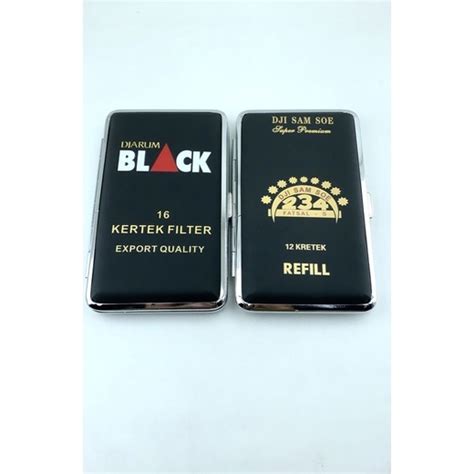 Jual Kotak Rokok Black Hitam Dan 234 Hitam Shopee Indonesia