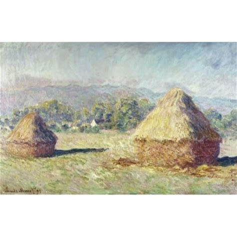 Two Haystacks Claude Monet 1840 1926 French Oil On Canvas Jh Whittemore