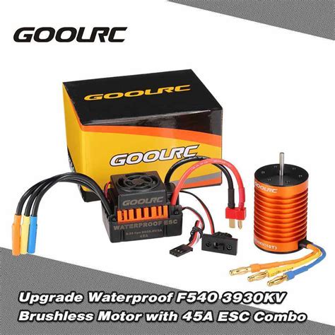 Goolrc Upgrade Waterproof F Kv Brushless Motor With A Esc