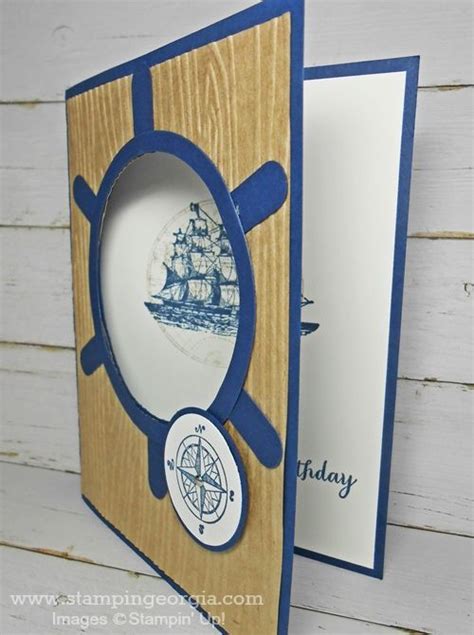 Two Nautical Masculine Card Ideas With The Open Sea Stamp Set Stampin