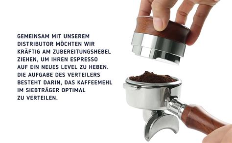 Kyonano Distributor Mm H Henverstellbar Kaffeepulver Verteiler Aus