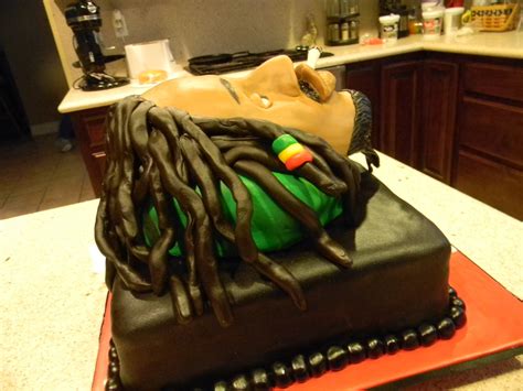 Bob Marley Rasta Man Cake