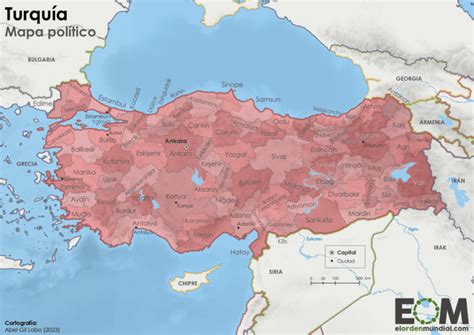 El Mapa Pol Tico De Turqu A Mapas De El Orden Mundial Eom