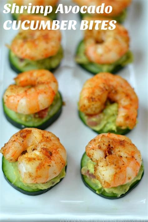 Shrimp Avocado Cucumber Bites To Simply Inspire